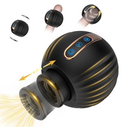 Automatic Male Masturbators Blowjob Mouth Penis Telescopic Rotation 