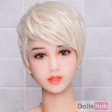 Alluring luscious TPE Body & Silicone Head Sex Doll Angela