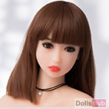 Big Breasts Stunning TPE Body & Silicone Head Sex Doll Blanche