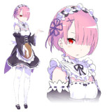 Re: Zero ゼロから始める異世界生活 Rem & Ram Cosplay Outfit Set