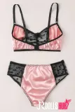 Sexy Women's Suspenders Silk Mesh See-Through Underwear (Two Colors)