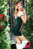 Christmas Green Ladies Sexy One-Piece Lingerie