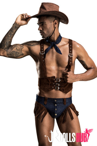 Men's Cowboy Sexy Underwear Uniform