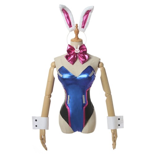 Overwatch Sexy Bunny DVA Cosplay Outfit Set