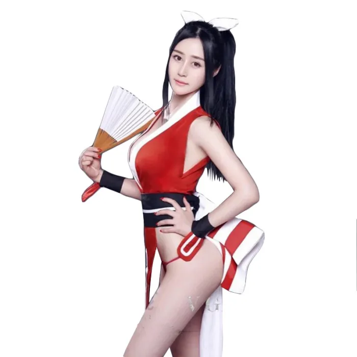 The king of fighters しらぬい まい Mai Shiranui Cosplay Outfit Set