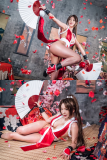 The king of fighters しらぬい まい Mai Shiranui Cosplay Outfit Set