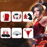The king of fighters しらぬい まい Mai Shiranui Cosplay Outfit Set