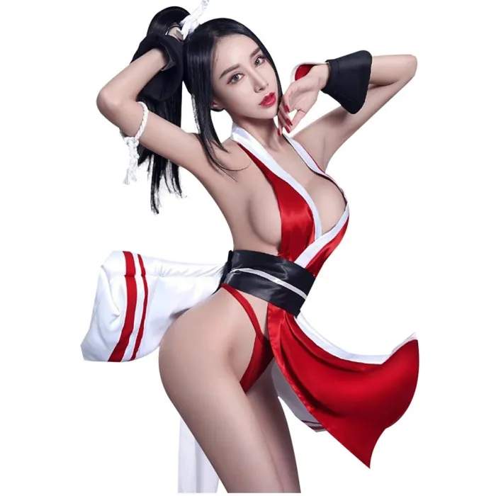 The king of fighters しらぬい まい Mai Shiranui Cosplay Outfit Set