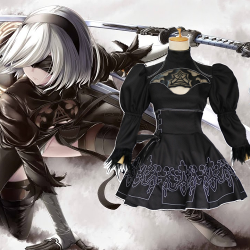 NieR:Automata ヨルハ2B Cosplay Outfit Set