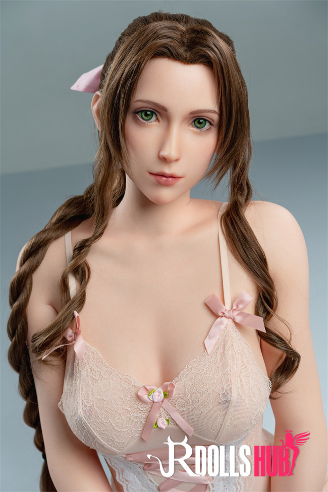 Aerith Sex Doll: Final Fantasy Silicone Doll, Game Lady 168cm/5ft6 D-Cup