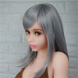 Mini Blonde Sex Doll Phoebe Normal Ear-03 - Piper Doll - 140cm/4ft5 Silicone Sex Doll