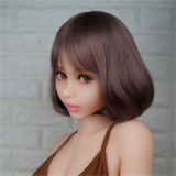 Hot Blonde Sex Doll Phoebe Normal Ear-01 - Piper Doll - 140cm/4ft5 Silicone Sex Doll