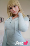 Blonde Sex Doll Phoebe Normal Ear-04 - Piper Doll - 140cm/4ft5 Silicone Sex Doll