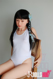 Small Breasted Sex Doll Akari - MLW Doll - 145cm/4ft8 TPE Sex Doll with Silicone Head