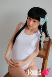 Small Breasted Sex Doll Akari - MLW Doll - 145cm/4ft8 TPE Sex Doll with Silicone Head