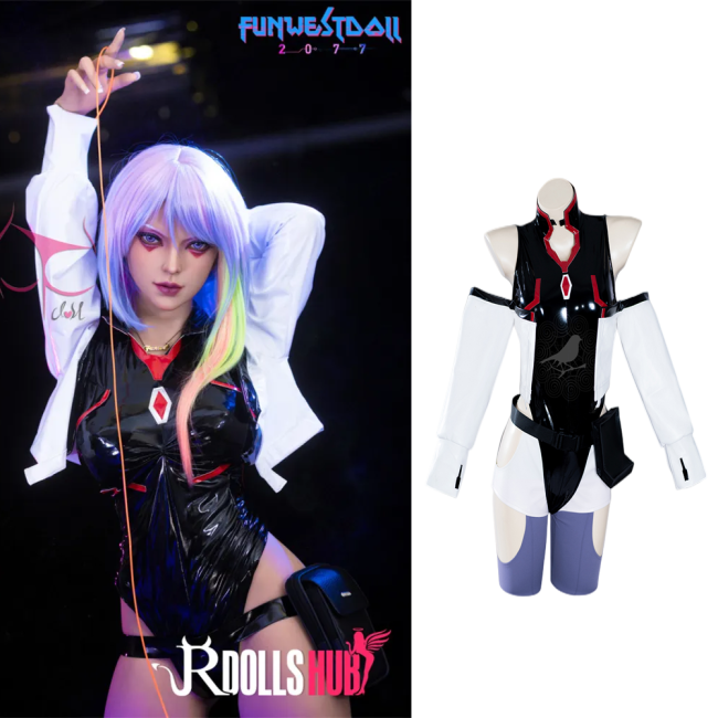Cyberpunk Lucyna Cosplay Outfit Set