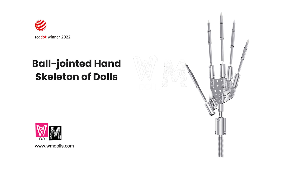 ball-jointed hand skeleton of sex dolls