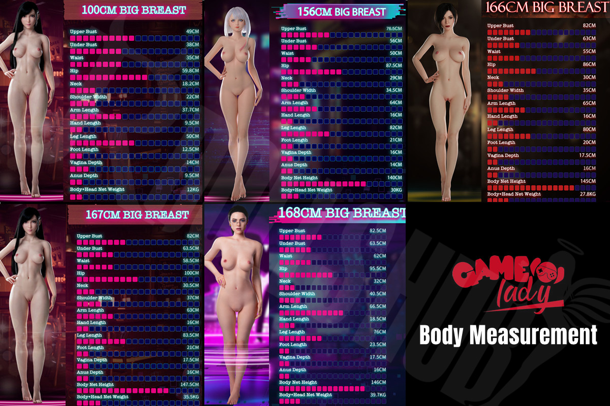 Various Body Game Lady Dolls Types are Available