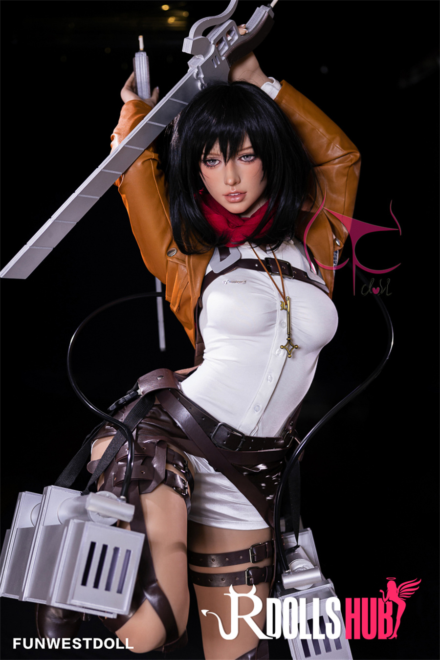 Mikasa Sex Doll Attack on Titan Mikasa Ackerman TPE Sex Doll