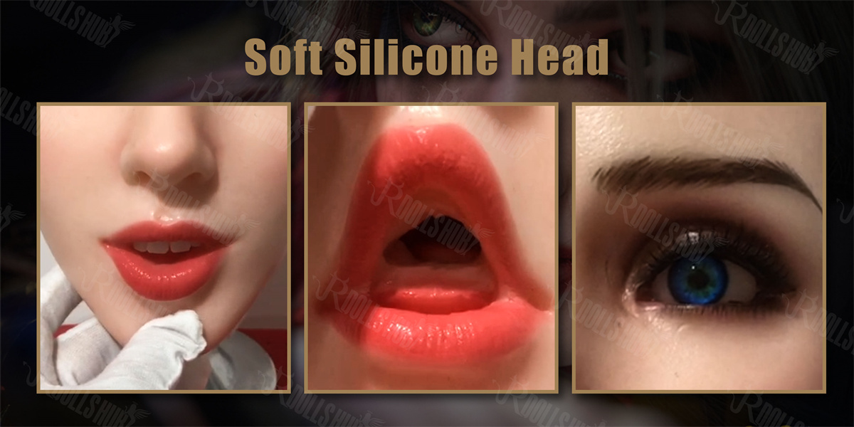 Irontech Sex dolls' Realistic and Soft Silicone Head