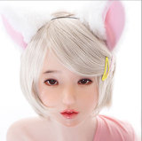 Japanese Sex Doll Sakura (Black-White Hair)- EX Doll - 145cm/4ft8 Utopia Series Silicone Sex Doll