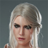 Ciri Sex Doll - Witcher 3 - Game Lady Doll - Ciri Silicone Sex Doll with Open Mouth