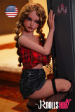 Teen Sex Doll Adeline - DOLLS CASTLE - 145cm/4ft7 TPE Sex Doll [USA In Stock]