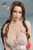 Aerith Sex Doll - Final Fantasy - Game Lady Doll - Realistic Aerith Silicone Sex Doll with Sexy Lingerie [USA In Stock]