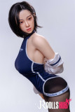 Japanese Sex Doll Aki - JIUSHENG Doll - 155cm/5ft1 TPE Sex Doll with Silicone Head