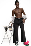 Realistic Male Sex Doll James Black - Irontech Doll - 176cm/5ft9 Silicone Sex Doll