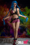 League of Legends Jinx Sex Doll - JIUSHENG Doll - 168cm/5ft5 TPE Sex Doll with Silicone Head