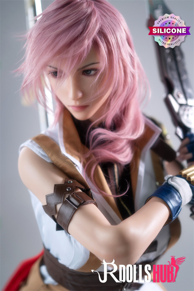 Lightning Sex Doll: Final Fantasy XIII Silicone Doll, Game Lady 171cm/5ft6 G-Cup