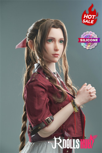 Aerith Sex Doll: Final Fantasy Silicone Doll, Game Lady 167cm/5ft6 D-Cup