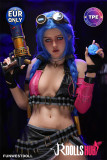 Jinx Sex Doll: League of Legends Jinx TPE Sex Doll 159cm/5ft2 Funwest Doll [EUR In Stock]