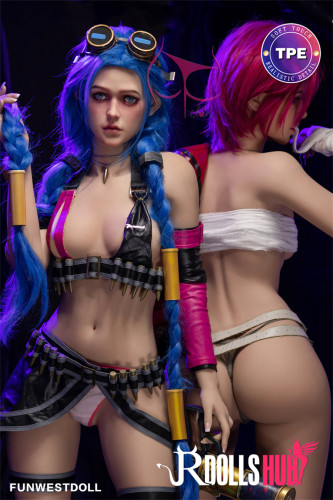 Vi & Jinx Sex Doll: League of Legends Vi & Jinx Combo TPE Sex Doll 157cm & 159cm Funwest Doll
