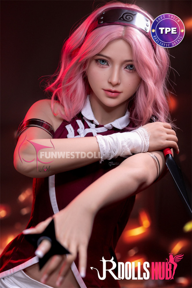 Sakura Haruno Sex Doll: Naruto Sakura TPE Sex Doll 159cm/5ft2 Funwest Doll
