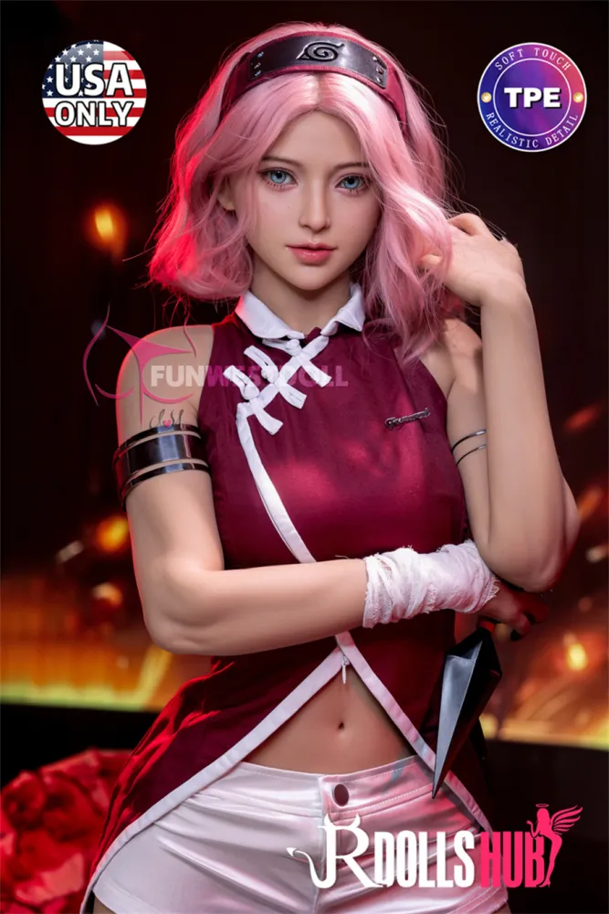 Sakura Haruno Sex Doll: Naruto Sakura TPE Sex Doll 159cm/5ft2 Funwest Doll [USA In Stock]