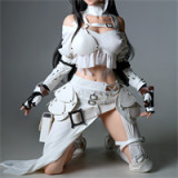 Tifa Sex Doll: Final Fantasy Silicone Doll, Game Lady 171cm/5ft6 G-Cup (Smiley Face Version)
