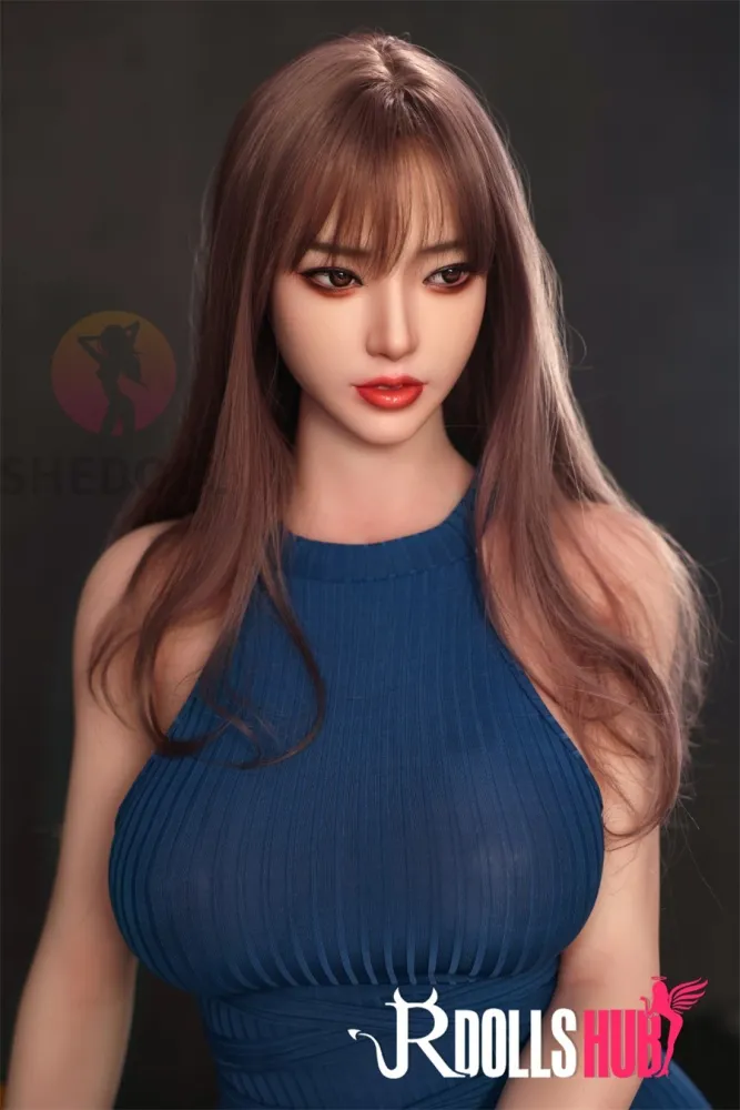 Asian Sex Doll Beryl - SHEDOLL - 165cm/5ft4 TPE Sex Doll with Silicone Head