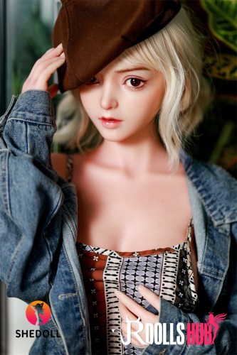 Blonde Sex Doll Aisha - SHEDOLL - 148cm/4ft9 Silicone Sex Doll