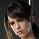 Lightning Sex Doll: Final Fantasy XIII Lightning Silicone Doll in Midnight Mauve Dress, Game Lady 171cm/5ft6 G-Cup