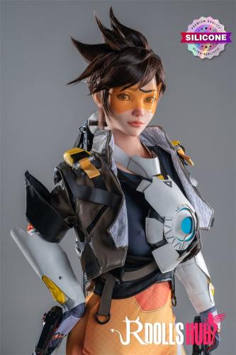 Tracer Sex Doll: Overwatch Silicone Doll, Game Lady 167cm/5ft6 D-Cup
