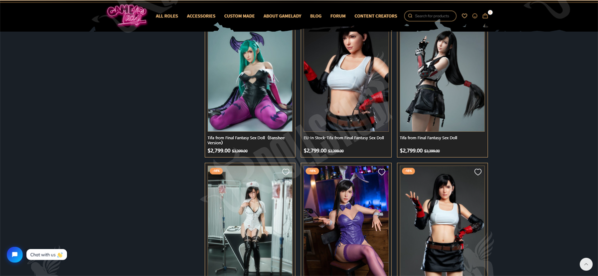 Tifa sex doll