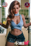 Skinny Sex Doll Ailish - Ridmii Doll - 164cm/5ft4 TPE Sex Doll With Silicone Head [USA In Stock]