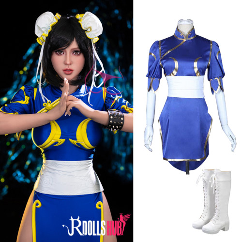 Street Fighte チュン・リー Chun Li Cosplay Outfit Set