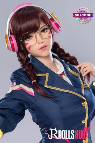 D.Va Sex Doll: Overwatch Silicone Doll D.va in School Uniforms, Game Lady 166cm/5ft5 E-Cup