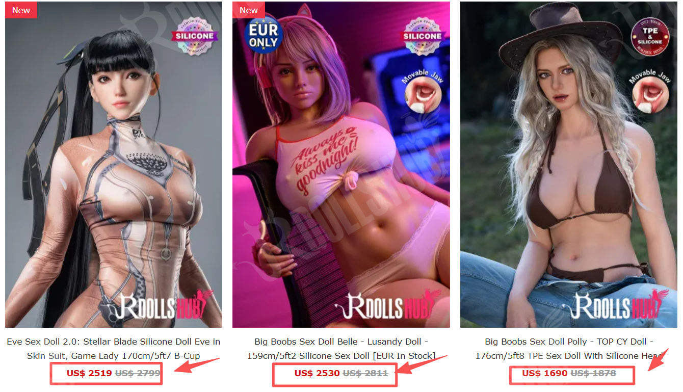 silicone sex doll