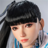 Tifa Sex Doll: Final Fantasy Silicone Doll, Game Lady 167cm/5ft6 D-Cup (Closed Eyes)