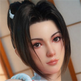 Tifa Sex Doll: Final Fantasy Silicone Doll, Game Lady 167cm/5ft6 D-Cup (Closed Eyes)