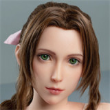 Tifa Sex Doll Torso: Final Fantasy Silicone Sex Doll, Game Lady 97.5cm/38.4in J-Cup (Movable Jaw)